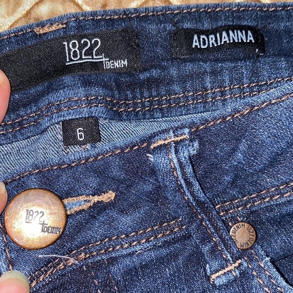 1822 Denim Adrianna Womens blue denim jeans size 6​​ - Picture 7 of 11